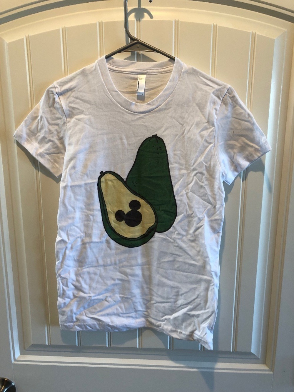 *4 For $25* Disney Avocado Mickey Mouse Ears Ladies T Shirt